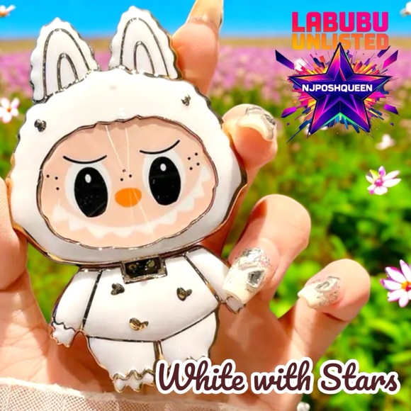 LABUBU Foldable Rotating Phone Stand with Mirror & Surprise Bonus Gift - Picture 8 of 11